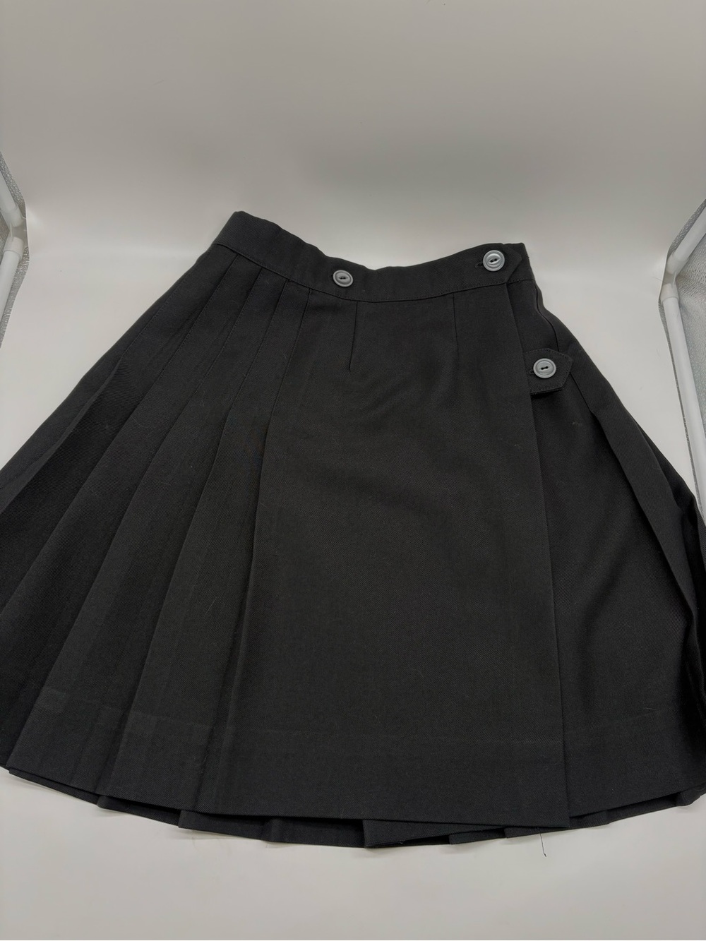 School Uniform Black Pleated Skirt